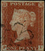 Great Britain 1841 1d red-brown, plate 34, SG8