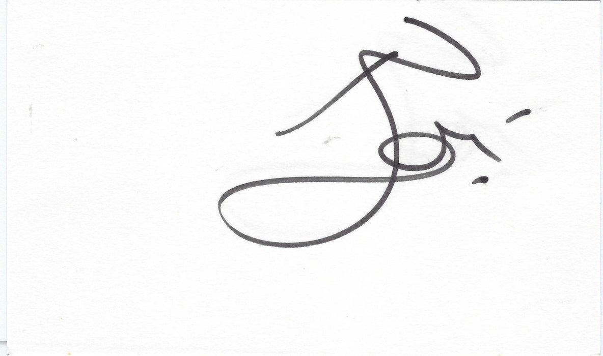 David Bowie autograph