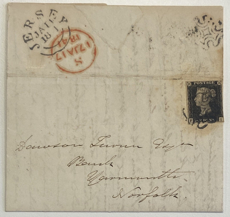 Great Britain 1840 1d black cover, SG2