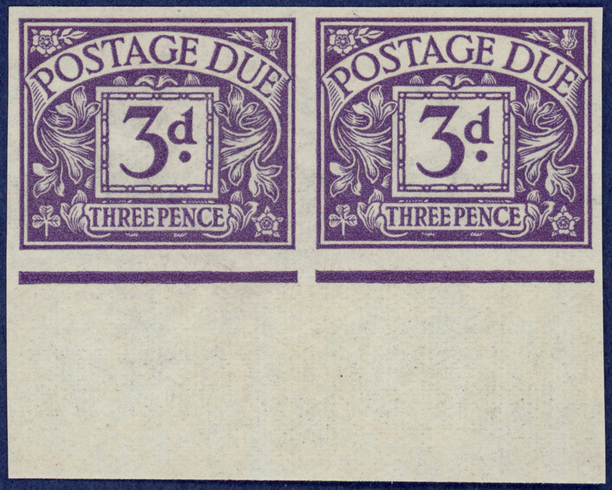 Great Britain 1981 3d violet "Postage due" (Harrison printing) imprimatur, SGD5var