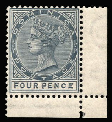 Dominica 1886-90 4d grey SG24a