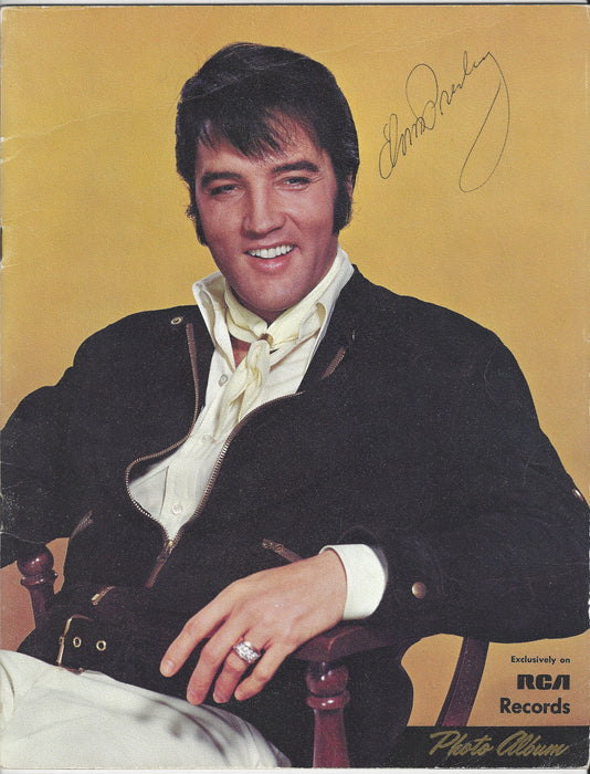 Elvis Presley Signed Souvenir Album 
