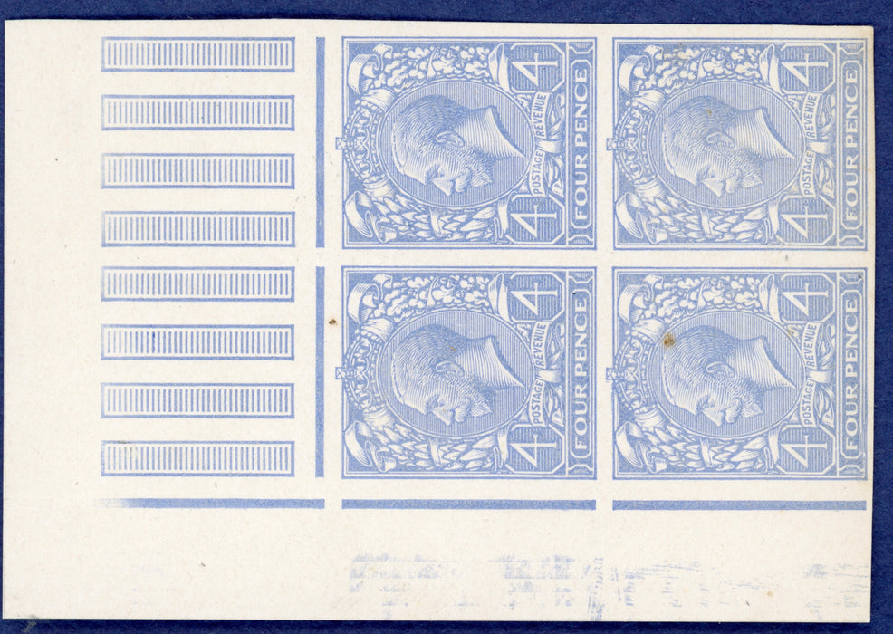 Great Britain 1913 4d proof, SG378var