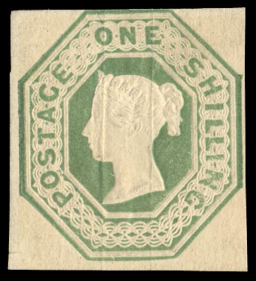 Great Britain 1847 1s green, SG55