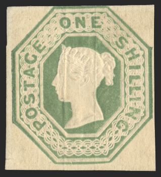 Great Britain 1847 1s green, SG55