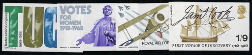 Great Britain 1968 4d-1s9d British Anniversaries. SG767/770var