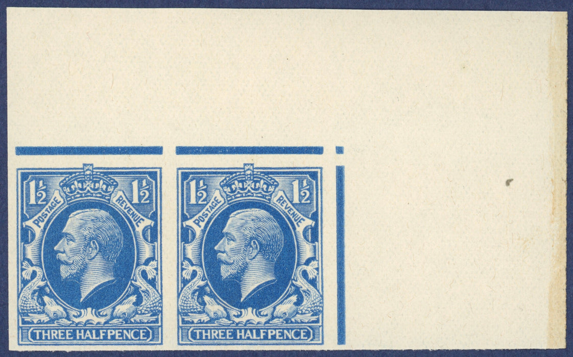 Great Britain 1934 1½d "Photogravure" colour trials, SG441var