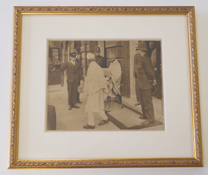 Mahatma Gandhi signed photo