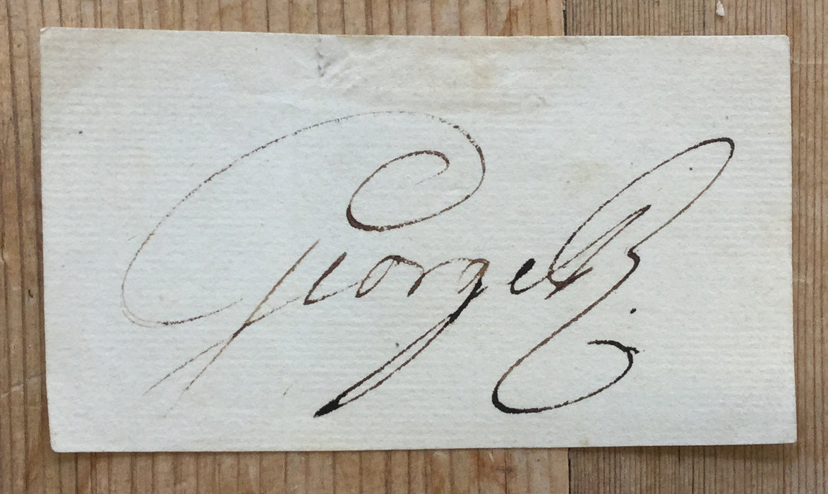 George III signature
