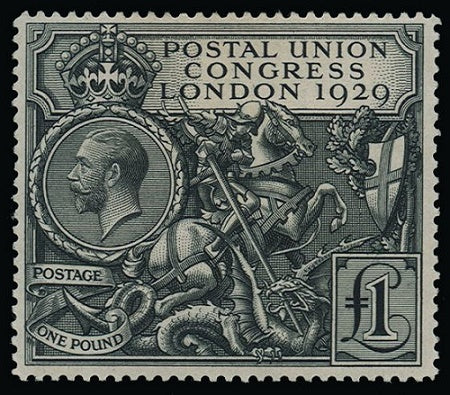 Great Britain 1929 £1 Postal Union Congress, SG438
