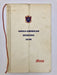 1966 England World Cup Squad Autographed Menu