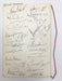 1966 England World Cup Squad Autographed Menu