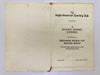 1966 England World Cup Squad Autographed Menu
