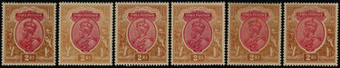 India 1911-22 2r 'carmine and brown' SG187