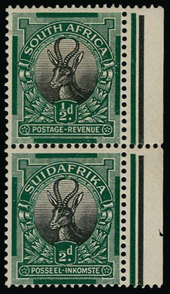 South Africa 1926-27 ½d black and green SG30a