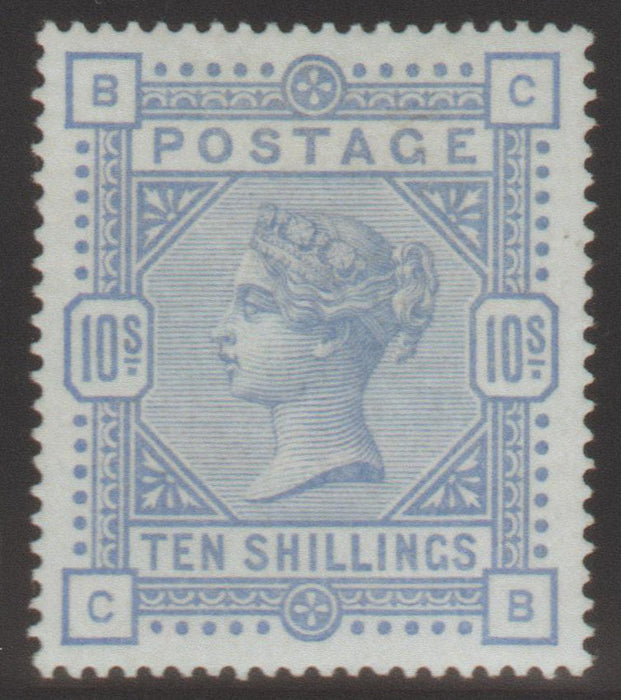 Great Britain 1884 10s. Cobalt, Mint SG182