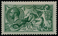 Great Britain 1913 £1 Dull blue green. SG404