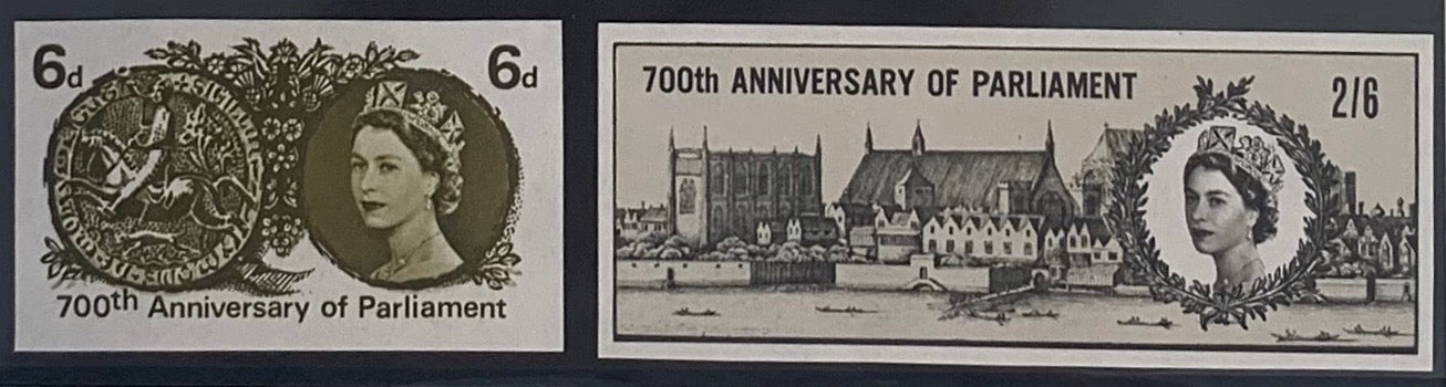 Great Britain 1965 Anniversary of Simon de Montfort's Parliament (Ordinary). SG663/4var