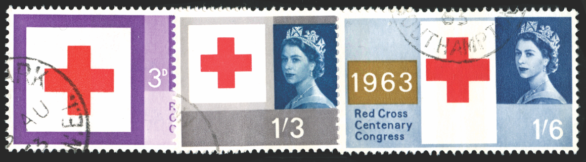 Great Britain 1963 Red Cross Centenary Congress, SG642/4p