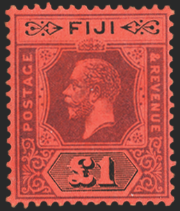 FIJI 1912-23 £1 purple and black/red, SG137a