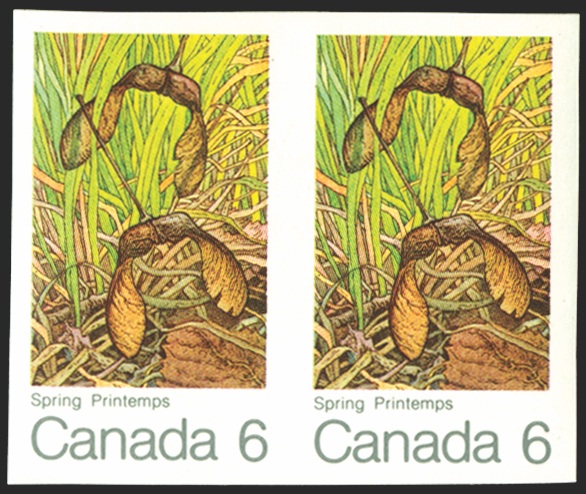 CANADA 1971 6c 'Spring' (UNUSED), SG677a