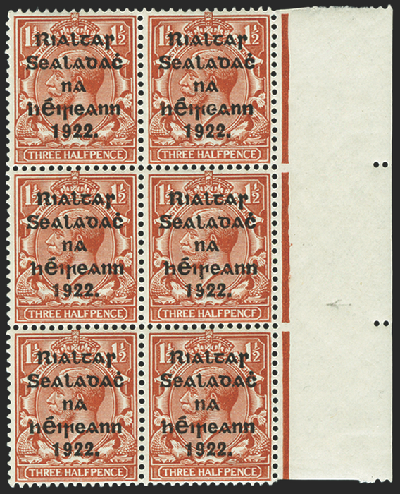 IRELAND 1922 1d red-brown, SG10a