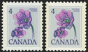 CANADA 1977-86 4c 'Canada lily' error (UNUSED), SG859a