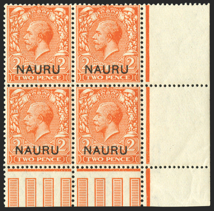 NAURU 1916-23 2d orange variety, SG4y
