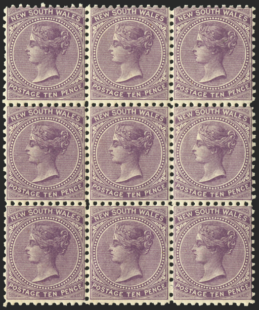 Australia New South Wales 1907 10d violet, SG361/var
