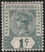 BRITISH HONDURAS 1891-1901 1c dull green (UNUSED), SG51a