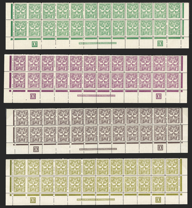 MALTA 1967-70 set of 4 to 4d Postage Dues, SGD28/31