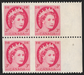 CANADA 1954-62 3c carmine (UNUSED), SG465a