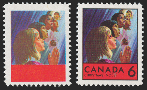 CANADA 1969 Christmas 6c error (UNUSED), SG645a
