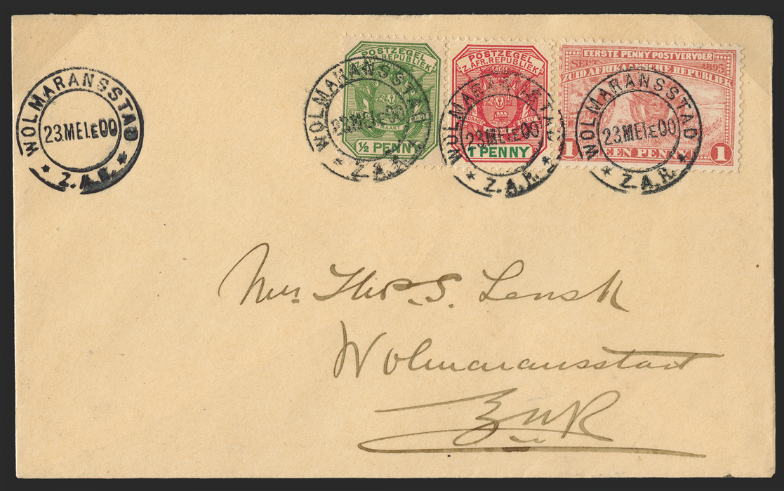 South Africa Transvaal Wolmaransstad 1900 Cover