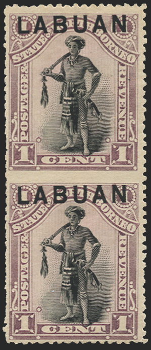 North Borneo Labuan 1894-96 grey-mauve, SG62ba