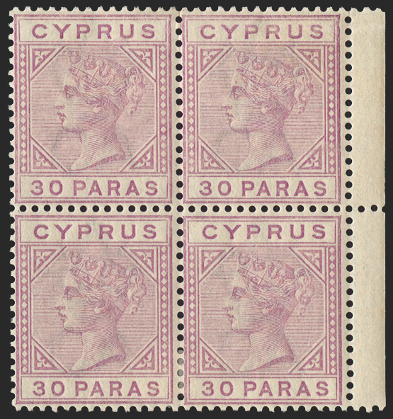 CYPRUS 1882-86 30pa pale mauve, SG17