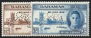BAHAMAS 1946 Victory 1½d and 3d (SPECIMEN), SG176s/7s