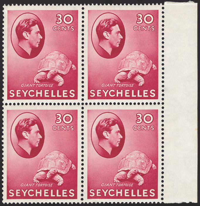 SEYCHELLES 1938-49 30c carmine, SG142