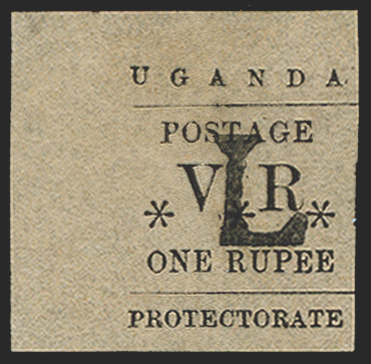 UGANDA 1896 1r black, SG75