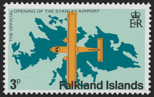 FALKLAND ISLANDS 1979 Airport 3p variety, SG360w
