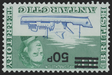 British Antarctic Territory 1971 50p on 10s ultramarine and emerald (UNUSED), SG37w