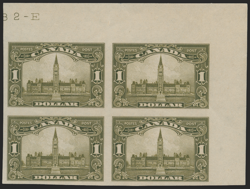 CANADA 1928-29 $1 olive-green, SG285