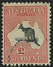 Australia 1931-36 £2 black and rose, wmk 15 used, SG138