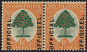 SOUTH AFRICA 1926 6d green and orange Official, variety, SGO4var