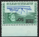 British Antarctic Territory 1971 50p on 10s ultramarine and emerald, SG37w
