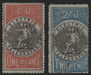 Australia New South Wales 1871 1d and 2d Telegraphs, SGT1/2