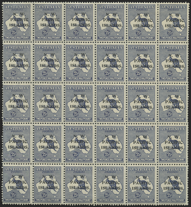NEW GUINEA 1918-22 2½d indigo, SG107