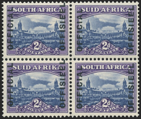 South Africa 1944-50 Official 2d Type O6 overprint, SGO35