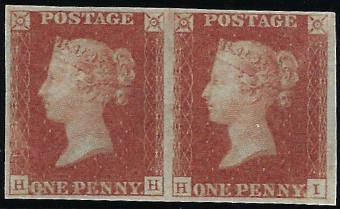Great Britain 1841 1d red brown plate 9, SG7