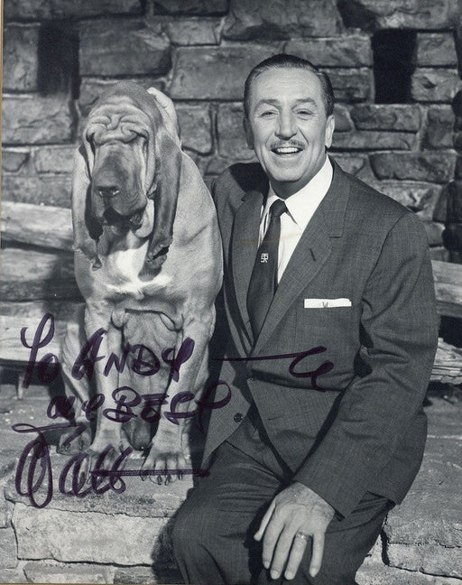 Walt Disney Signed Photograph